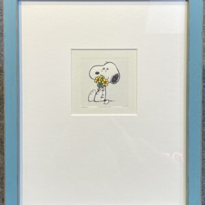 Peanuts Radierung - Flowers for you