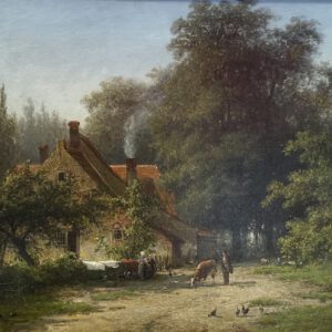 De Vogel, Cornelis Johannes - Mittags am Hof