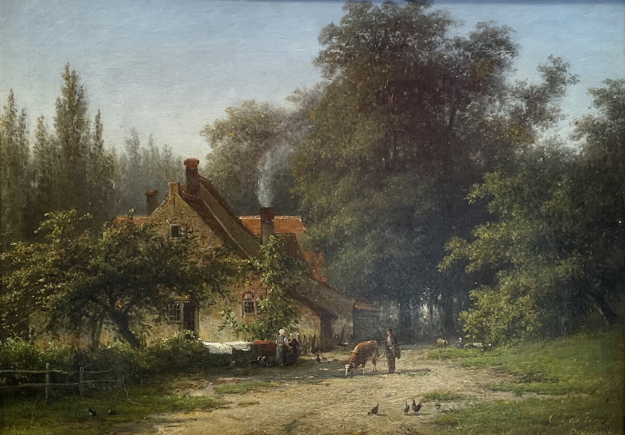 De Vogel, Cornelis Johannes – Mittags am Hof