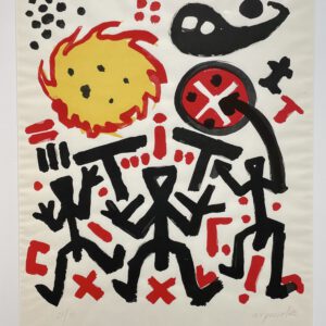 A. R. Penck - Honen-in-Thoughts III