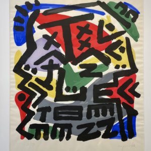 A. R. Penck - Honen-in-Thoughts I